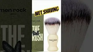 MEN ROCK SYNTHETIC BRUSH #shaving #vintage #barbershop