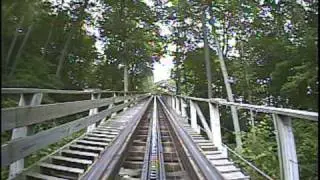 Boulder Dash Wooden Roller Coaster POV Lake Compounce