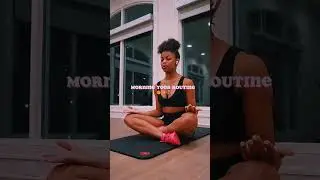 Morning Yoga Routine 🎃✨🧸#babyscorpi000 #productivemorning #yogamorningroutine #morningyogaroutine