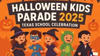 🎃 Texas Elementary Halloween Parade 2025 &mdash; Kids in Costume Extravaganza, Texas, USA #halloween 