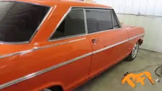 65 Nova with a Sprint car engine!! I had to check it out!