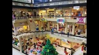 LEGO &mdash; Торговый центр &mdash; 15 000 деталей, 3 этажа, 18 магазинов &mdash; MOC