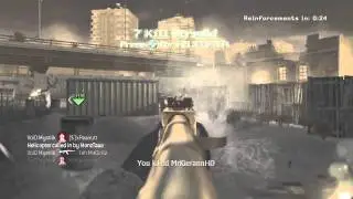 CoD4 l Awesome Killfeed Using AK-47!