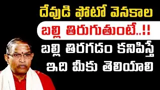దేవుడి ఫోటో వెనకాల బల్లి తిరుగుతుంటే.! బల్లి తిరగడం కనిపిస్తే ఇది మీకు తెలియాలి | Chaganti Koteswara