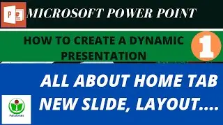 MS POWER POINT I HOME TAB I NEW SLIDE I LAYOUT I FONT I PARAGRAPH I DRAWING I DAY 1