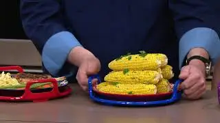 Cook's Essentials Set of 2 Nesting Microwave Trays on QVC