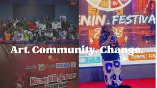 More Than a Festival: ARTvocacy Benin Chapter. Art For Advocacy #artvocacy #festival #community #art