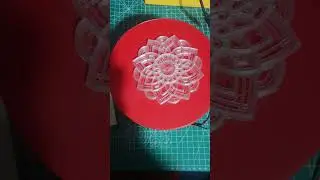 Beautiful MANDALA 3D printed |mandala for decoration#mandala#3d#festival #celebration#Decoration