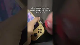 &iquest;Que pasa si pones un juego de switch 2 en switch lite? #nintendoswitch #switchlite #switch2
