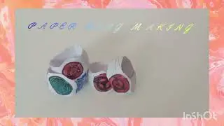 HOW TO MAKE A PAPER RING 💍