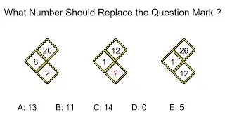 Number Pattern | Can you find what number the question mark is? | Math Logic Puzzles