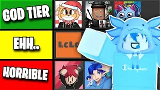 Ranking EVERY Pet Sim X YOUTUBER! Roblox Tierlist