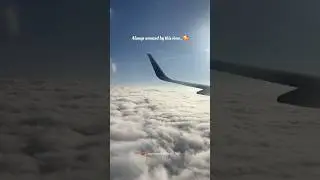 Always amazed with this View 🥰  #explore #traveltheworld #clouds #viewfromthetop #viewfrommywindow