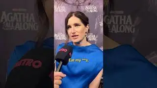 I can't believe she said this... 💀 #kathrynhahn #agathaallalong #marvel #mcu #celebrity #interview