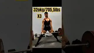 320kg/705.5lbs for 3 reps deadlift!#worldrecord#deadlift#powerlifting#benchpress#squat#olympicgames