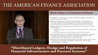 Distributed Ledgers: Design and Regulation of Financial Infrastructure and Payment Systems