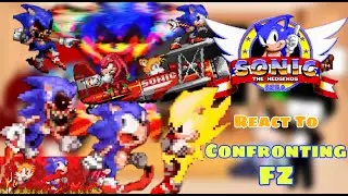 Sonic.EXE || Fnf React To Confronting Yourself [Final Zone] Sonic Good & Bad Ending