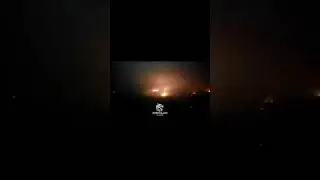 Night Missile Attack on Vovchansk &ndash; Real Strikes, Real War (Thermal Camera at the End)