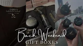 DIY ❤ BACHELORETTE WEEKEND GIFT BOXES ❤ step-by-step | bridal party gift ideas✨