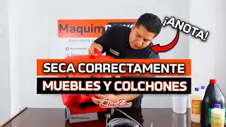 Seca correctamente muebles y colchones 💪💨