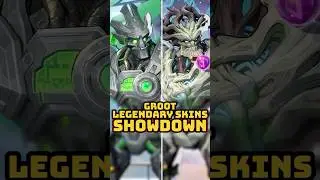 Skins Showdown Groot edition | Marvel Rivals