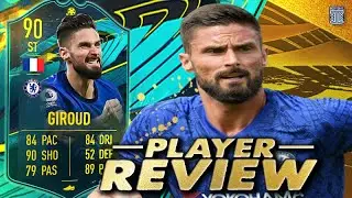 OMG?!😱 - 90 PLAYER MOMENTS GIROUD PLAYER REVIEW! MOMENTS GIROUD - FIFA 21 ULTIMATE TEAM