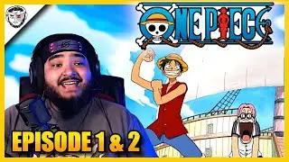 FIRST TIME WATCHING ONE PIECE! - Episode 1 & 2 Reaction