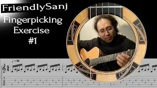 FriendlySanj Fingerpicking Exercise Piece #1
