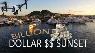 Steve Jobs MEGAYACHT Venus in St Maarten $$ Super Yacht Sunset ~ WeBeYachting.com