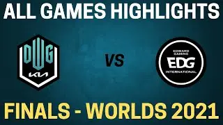 DK vs EDG Highlights - All Games - Finals - Worlds 2021