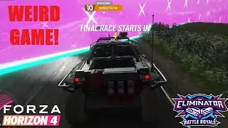 A VERY WEIRD GAME, AND ENDED UP BY KOO MODE AND EASY WIN! - Forza Horizon 4 | Eliminator