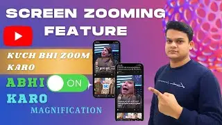 Mobile screen zoom 🔥 option magnification setting | FiilTech