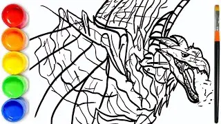 How to Draw Rodan | Drawing Rodan From Godzilla King of the Monsters