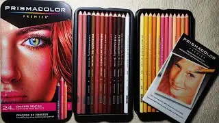 Unboxing y Primeras impresiones de Prismacolor Premier set de 24 colores para retratos-tonos piel