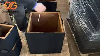 Custom Garden Plant Flower Pots Outdoor Box Corten Steel Planter