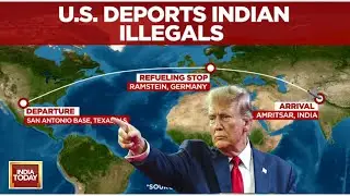 US Deports Illegal Indians: 104 Indian Immigrants Deported From US Land In Amritsar | India Today