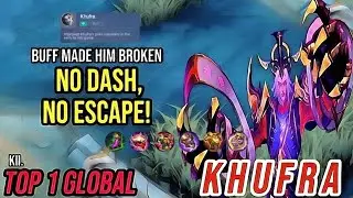 Gameplay Khufra Is Back! Buff Made Him Broken!