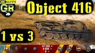 World of Tanks Object 416 Replay - 8 Kills 5.4K DMG(Patch 1.4.1)
