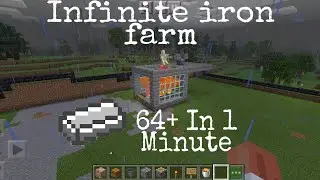How to make infinite iron farm || Minecraft || Bubi Man||