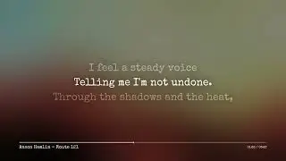Anson Hamlin - Route 121 (Lyric Video)