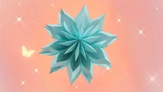 How to Make 3D Star for your Christmas Decoration | Paper Craft