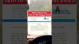 Sikkim Road Update , NH10 #nh10 #roadclosed #heavyrainfall #landslide #sikkimtour #darjeeling_tour