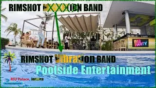 Listening to RIMSHOT MIGRATION BAND from THE POOL RIU PALACE 🇯🇲JAMAICA #jamaica #vacation #reggae