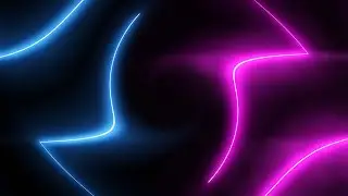 Pink Blue Neon Lights Motion Background Video 4K