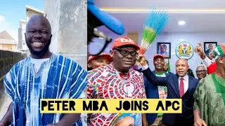 Governor Peter Mba has joined APC finally