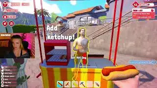 Waterpark Simulator *HARD MODE* : Pt. 2 || MORE CHAIRS!! 🪑