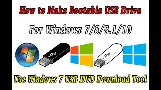 How to Make Bootable USB Flash Drive or DVD For Windows 7/8/8.1/10 (100% Working)