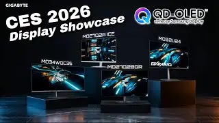 HyperNits! GIGABYTE CES 2026 Display Showcase 30% BRIGHTNESS BOOST & AI PICTURE