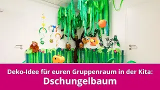 Dschungel-Basteln in der Kita | Elviras Bastelmaterial | Basteln mit Kindern
