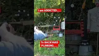 ADDICTED to PLINKING #shorts #airsoft #bbgun #backyardplinking #plinking #youtubeshorts #airgun